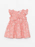 LC Waikiki Crew Neck Short Sleeve Floral Baby Girl Dress